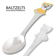 Bērnu sudraba karote "Kaķis"